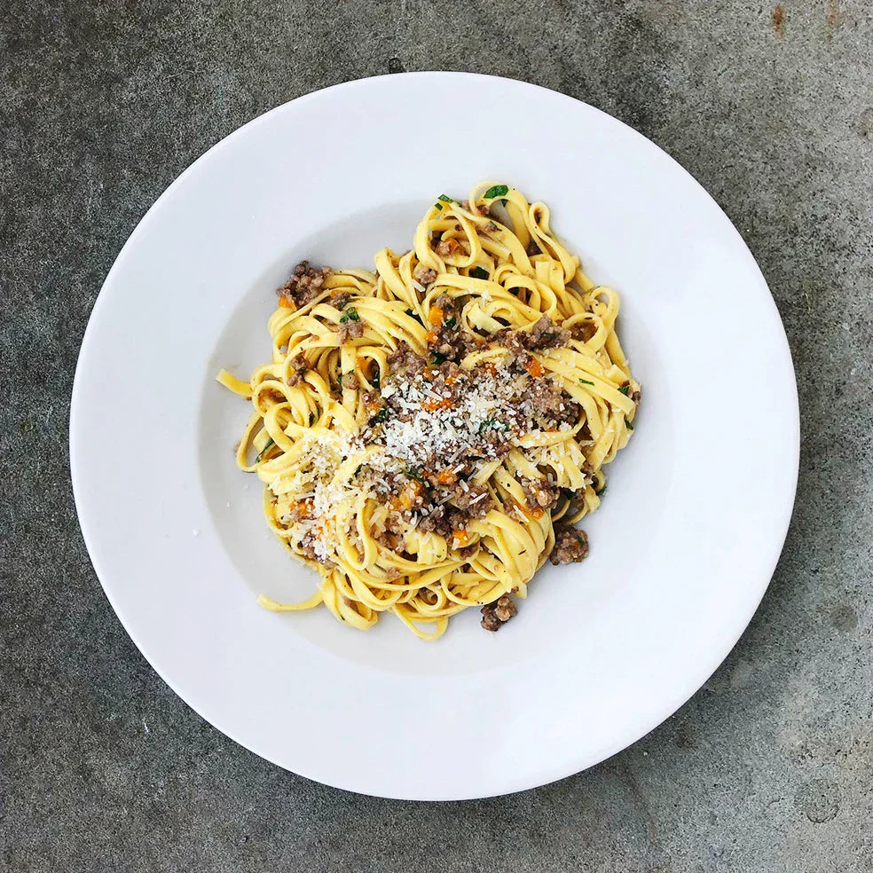 Taglierini – Ragù bianco