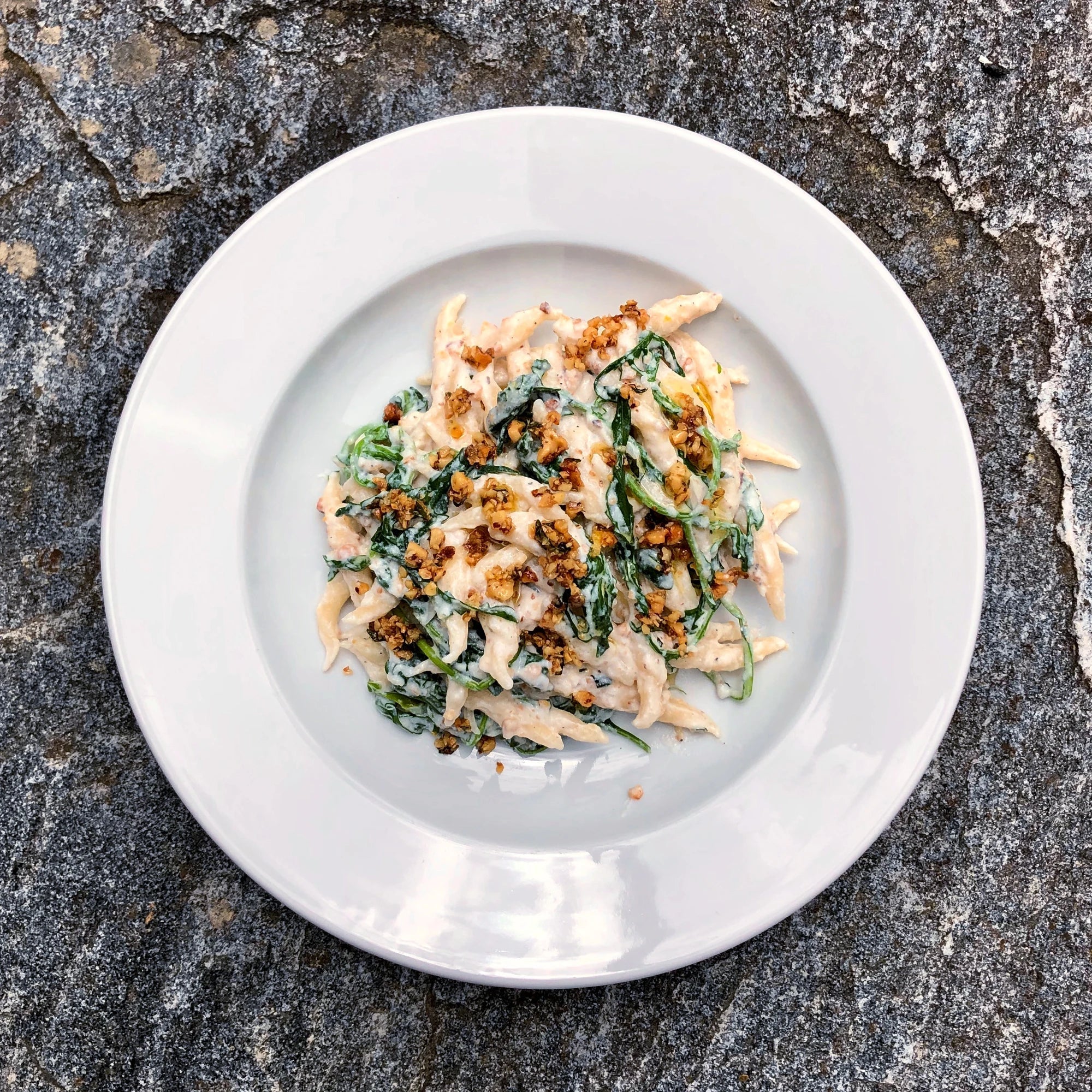 Trofie – Rucola, Ricotta, Baumnüsse